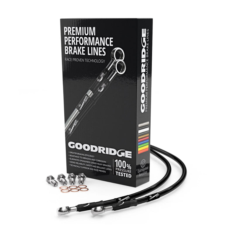 Tubi freno in treccia di acciaio inossidabile Goodridge per BMW M2 F87